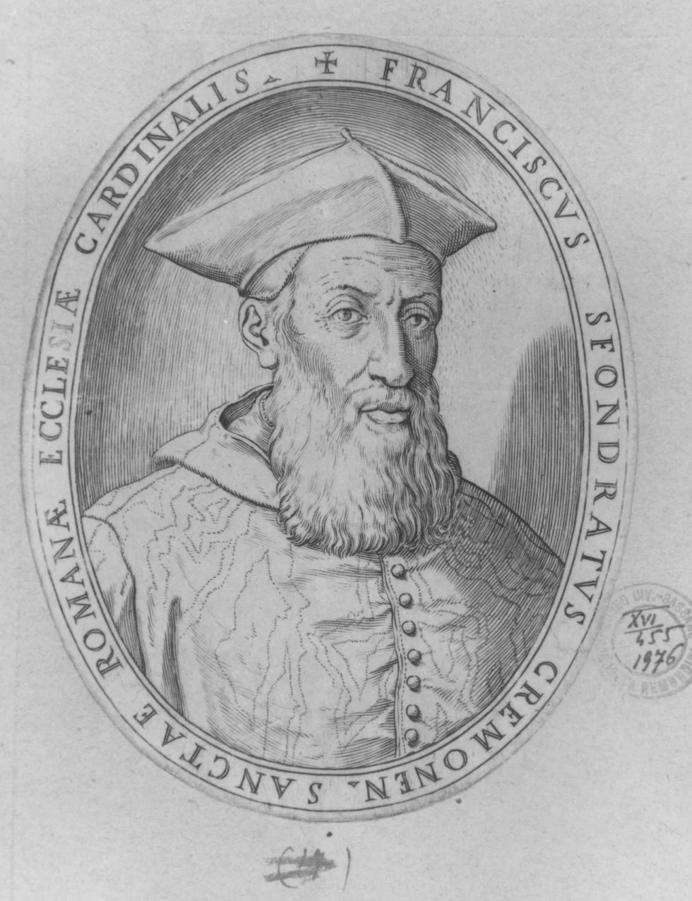 Ritratto del cardinale Francesco Sfondrato - Collezione Remondini. Bassano del Grappa. Vicenza